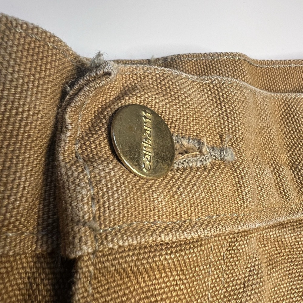 Vintage Carhartt Double Knee Carpenter Pants Size Brown 40x31.5 USA Made Work - Picture 9 of 16